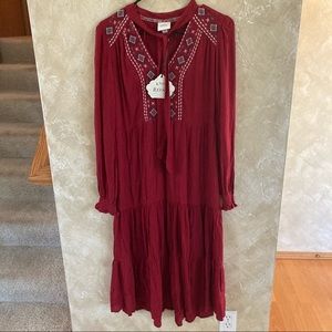 Knox Rose Embroidered Boho Dress
